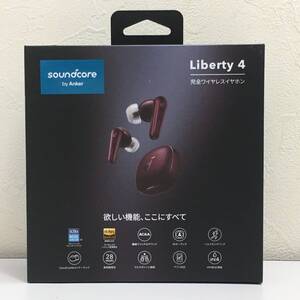 Anker Soundcore Liberty4　サウンドコア リバティ４　ワインレッド 動作確認済み　中古品　管理２