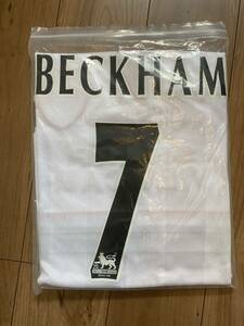 ベッカム マンチェスターユナイテッド アンブロ 英国製　サッカー　フットボール　ユニフォーム Lサイズ 未使用品　David Beckham