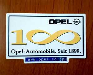 ★　OPEL　100周年記念ステッカー　17cm　★