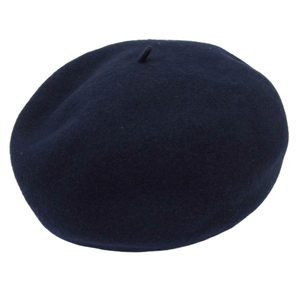 VISVIM ビズビム 18AW 0118103003025 REGIMENT BERET WOOL NAVY ベレー帽 ウール パイピング ネイビー系 SM【新古品】【未使用】【中古】