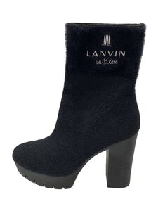 LANVIN en Bleu◆ロングブーツ/24cm/BLK