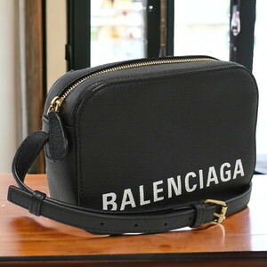 中古 バレンシアガ 斜め掛け ショルダーバッグ ユニセックス ブランド BALENCIAGA ヴィル カメラバッグ XS レザー 558171 1000