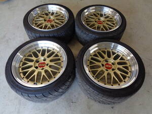 BBS LM LMP086H 10J×18H2ET20 265/35ZR18 2021年製 5～6分山 GT-Rサイズ