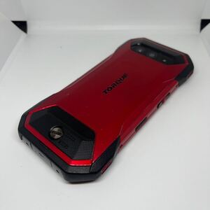 1円スタート！　SIMフリー KYOCERA TORQUE 5G KYG01 トルク 京セラ タフネス アウトドア レッド No7