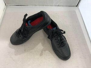 【PUMA】プーマ　フェラーリ　ローカットメンズスニーカー　ブラック　レザー　25.5cm　SY02-FVG