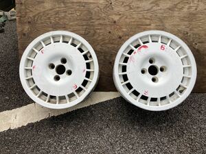 O.Z Racing オズレーシング 15インチ7J/OFF35//PCD100-4H/ハブ57mm/キズ汚れあり歪みありクラックありません2本アルミホイール