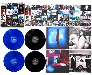 U2 - Achtung Baby アクトン・ベイビー : リリース20周年記念 限定 特別 BOX レコード 4枚組 セット 　：　LP ＋ カラー盤12”