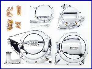 ★ 《M3》良品♪V-MAX＆ロイヤルスター1300 純正メッキエンジンカバーset♪