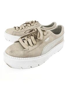 PUMA プーマ ローカット スニーカー size24.5/ベージュ ■■ ☆ dlb8