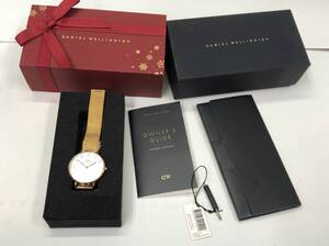 Daniel wellington 32ｍｍ クォーツ 腕時計 Petite Melrose DW00100163 文字盤ホワイトxゴールドカラー ダニエルウェリントン 24102902