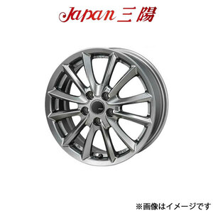 ジャパン三陽 ザック JP-016 アルミホイール 1本 MPV LW3W/LWFW(15×6.0J 5-114.3 INSET45 チタンブラック)Japan三陽 ZACK JP-016