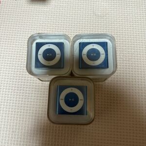 【未使用】Apple iPod shuffle 2GB A1373 MC751J/A ブルー　3点セット