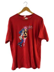 SCREEN STARS◆Animagic/2005/CREW/Tシャツ/XL/コットン/RED/プリント