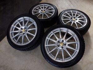 S 送料無料 バリ山 エンケイチューニング SC03 17 5H98 7J+30 ピレリ スタッドレス 215/45R17 アルファロメオ GT スパイダー GTV