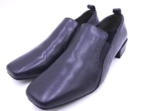 STYLE DELI スタイルデリ フェイクレザー スクエアトゥ シューズ sizeL（24-24.5cm）/黒 ■■ ☆ fab4 レディース