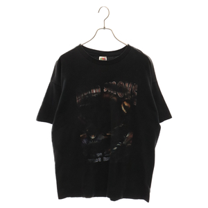 VINTAGE ヴィンテージ 90s UP IN SMOKE ラップ プリント 半袖Tシャツ カットソー ブラック