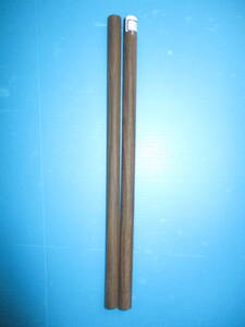 MR1273　黒檀　丸棒　直径10ｍm　長さ22ｃｍ 　2本