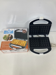 100円～★ピーナッツクラブ Wワッフルメーカー D-STYLIST WAFFLE MAKER 調理器具 TXS-9802 ホットプレート 元箱付 動作確認済み 