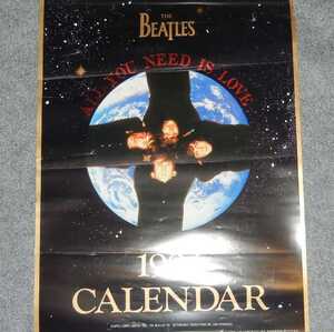 ◆ポスター◆ビートルズ／The Beatles／ザ・ビートルズ／1994年カレンダー　表紙　1・2月　3・4月