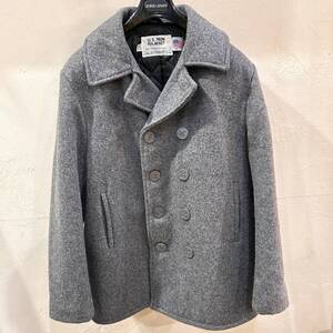 usa製 SCHOTT / ショット PEA JACKET Pコート グレー ウール U.S.740N サイズ44 MANE IN USA アメリカ製 