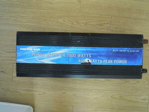 PURE SINE WAVE POWER INVERTER 2000WATTS 4000WATTS PEAK POWER インバター2000W ピーク4000W DC12V AC100-120V