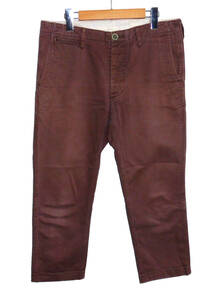 VISVIM ビズビム 13AW HIGH WATER CHINO PANTS シンチバック ハイウォーター チノ パンツ サイズ2 0113205008008 