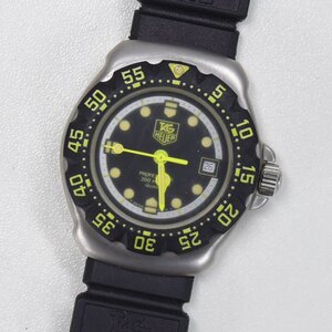 1円 可動品 腕時計 タグホイヤー TAG HEUER フォーミュラ1 WA1416 クォーツ レディース ブラック 同梱不可