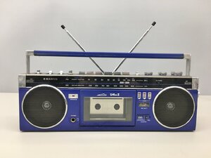 三洋 SANYO カセットテープレコーダー MR-U4 mkⅡ ブルー 昭和レトロ ジャンク 2501LS108