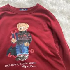 ラルフローレン裏起毛Polo bear スウェット Mサイズ ボルドー