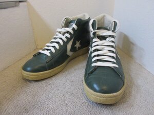 ●1000円～コンバース CONVERSE PRO LEATHER HI プロレザー スニーカー 27㎝　