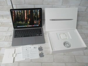 09297 Ω 新TNPC3 0822m 保証有 Apple A2337 MacBook Air M1, 2020 / Apple M1 / 8GB / SSD:256GB 箱・AC付