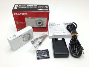 ★ハローカメラ★1円スタート★4791 CASIO EXILIM EX-ZR70 ホワイト B.10023597 1610万画素【付属品有り】難有動作品 即決あり