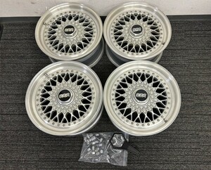 A3　BBS　RS039　7JX16H2ET24　16インチ　アルミホイール　4本セット　4穴　ナット付　部品付　09 24 013　09 24 036　ドイツ製　現状品