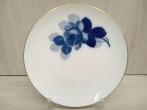 OKURA 大倉陶園 ブルーローズ 大皿 27cmプレート ミート皿