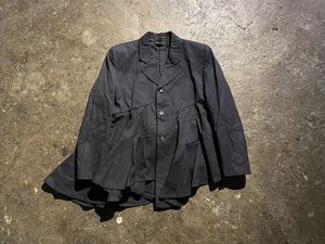 COMME des GARCONS 1983年 80s 螺旋 フリル アシンメトリー ジャケット コムデギャルソン 1980s GJ-11080M