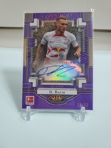 【ダヴィド　ラウム(ライプチヒ)】2022-2023 Topps Tier One bundesliga 50枚限定直筆サインカード