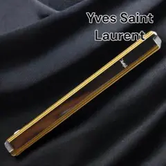 イヴ・サンローラン　YSL ロゴ　ゴールド　ミラー