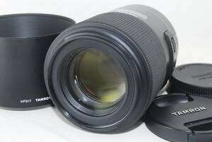 ★良品★TAMRON タムロン SP 90mm F2.8 Di MACRO VC USD F017 Canon キャノン フード付き♪