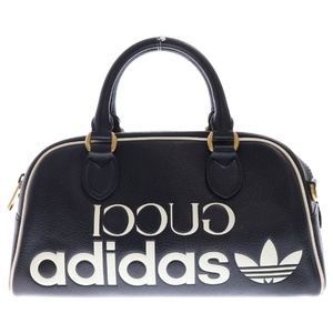 GUCCI グッチ ×adidas Mini Duffel Bag アディダス ミニ ダッフルバッグ ボストンバッグ ブラック 702397