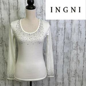 INGNI★イング★ビジュー カットソー★サイズＭ　10-460