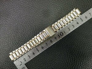 アルファ alpha 汎用 ステンレス メンズ ブレス ブレス幅16.1-18mm ラグ幅10mm 長さ 160mm 管理No.43395