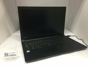 ジャンク/ TOSHIBA B65/M Corei5-8世代 メモリ4.1GB ストレージ無し 【G26643】