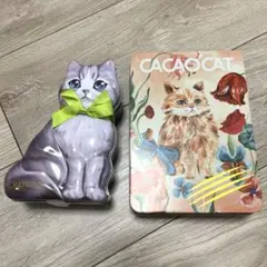 CACAOCAT ネコ 缶 カカオキャット 空き缶 猫