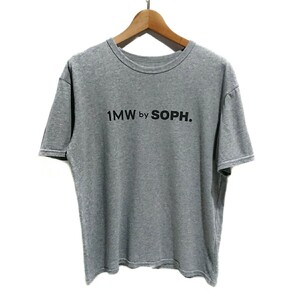 即決価格！！【1MW SOPH.×GU★ソフ.×ジーユー】2020年s/sモデル コットン インナーTシャツ半袖グレー灰色サイズL☆ゆうパケット送料230円