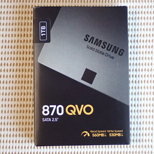 Samsung 1TB SSD 870 QVO (SATA / 2.5インチ) 動作確認済み