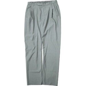 新品 mando マンド 21SS 日本製 PE/RA TUCK SARROUEL PANTS ポリエステルレーヨン タックサルエルパンツ 21198-001 2 GRAY ボトムス g14956