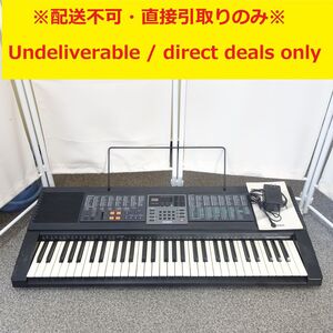 tyom 6742-3 428【配送不可/Undeliverable】通電OK CASIO カシオ 電子ピアノ キーボードCTK-650 電源アダプター 楽譜スタンド 取説付き