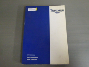 TRIUMPH トライアンフ TT600 整備説明書 サービスマニュアル 2000 配線図有 英語 ＃J