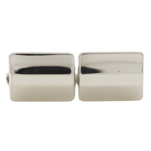 Georg Jensen ジョージジェンセン スクエア ＃125 カフス シルバー925 メンズ【I150124039】中古