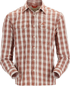 SIMMSシムス　Big Sky LS Shirt - Clay/Hickory Plaid　USS★即決★　